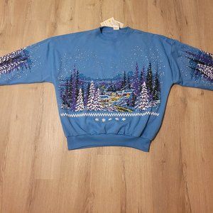 One Size Vintage "Ugly" Holiday Christmas Winter Sweater NWT